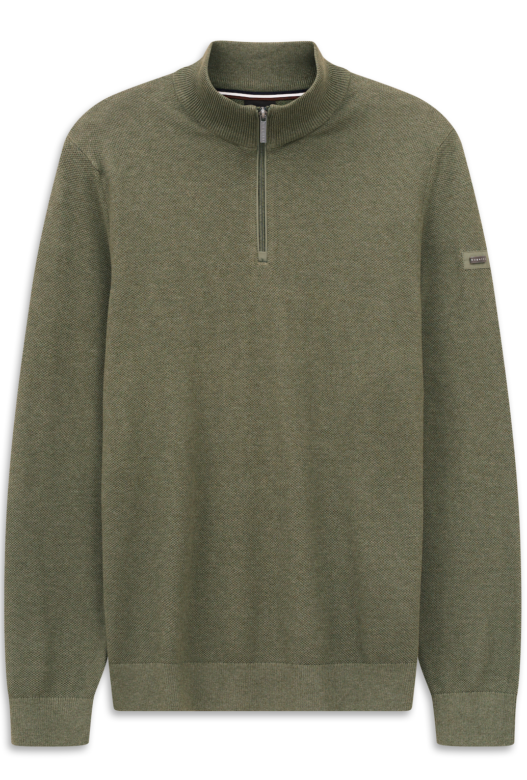 Bugatti Green Zip Knit 7500 95512 180