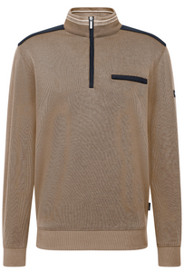 Bugatti Taupe Zip Sweatshirt 8500 75120 60