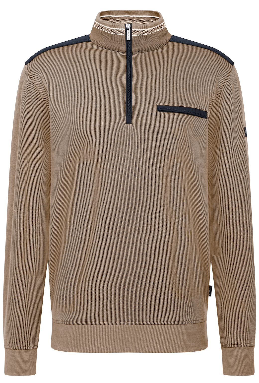 Bugatti Taupe Zip Sweatshirt 8500 75120 60