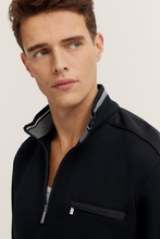 Load image into Gallery viewer, Bugatti Navy Zip Sweatshirt 8500 75120 390