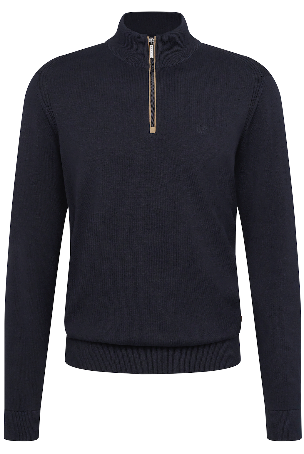 Bugatti Navy Zip Knit 7500 75510 390