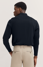 Load image into Gallery viewer, Bugatti Navy Zip Knit 7500 75510 390