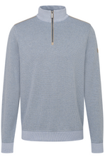Load image into Gallery viewer, Bugatti Light Blue Zip Sweatshirt 8550 75141C 320