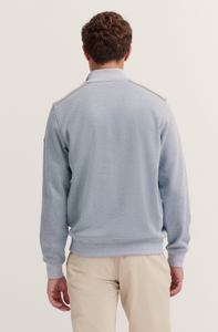 Bugatti Light Blue Zip Sweatshirt 8550 75141C 320