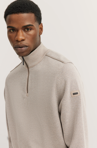 Bugatti Beige Zip Sweatshirt 8550 75141C 60