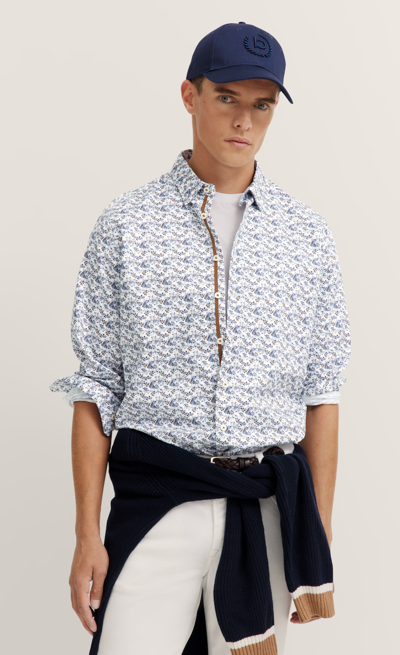 Bugatti Printed Shirt 9750 78522C 390
