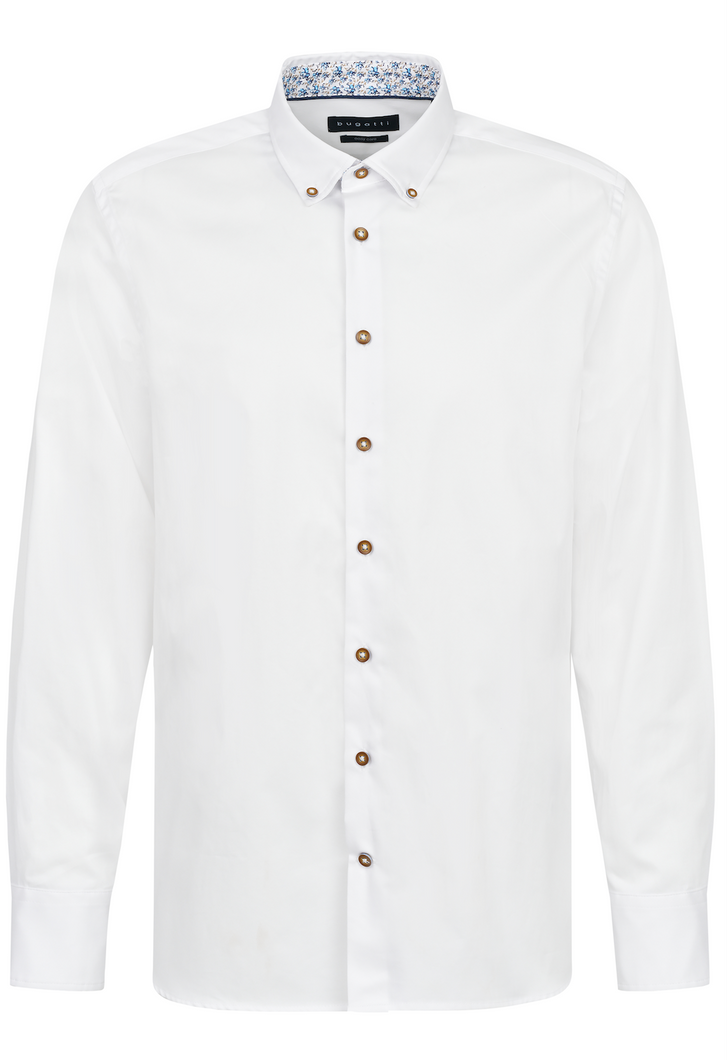 Bugatti White Shirt 9350 78500C 10