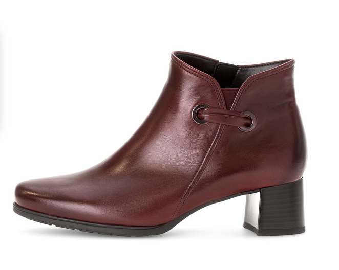 Gabor Dark Red Ankle Boots 72.827.68