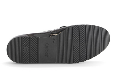 Gabor Black Patent Wedge Shoe 72.415.87