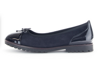Load image into Gallery viewer, Gabor Navy Slip On Shoe 74.100.76