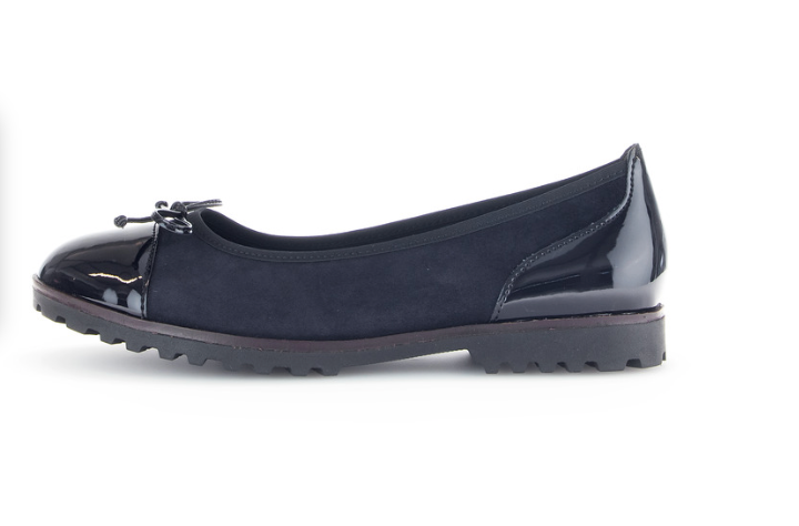 Gabor Navy Slip On Shoe 74.100.76