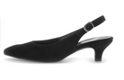 Gabor Black Nubuck Slingback Shoe 71.500.17