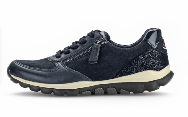 Gabor Rollingsoft Navy Walking Shoes 76.968.66