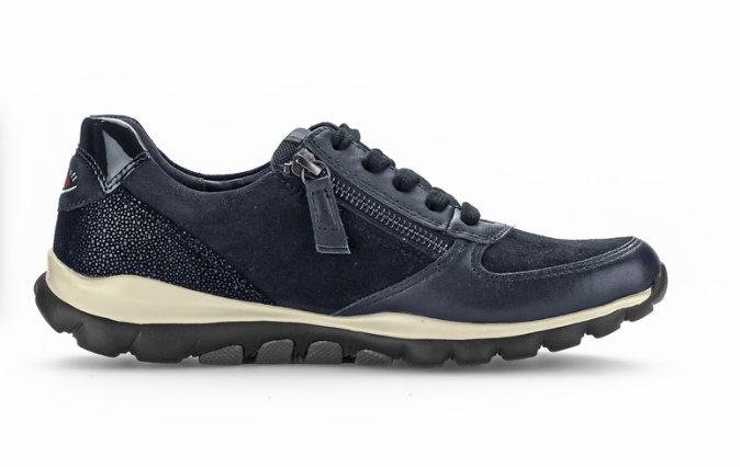 Gabor Rollingsoft Navy Walking Shoes 76.968.66