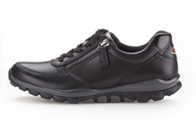 Load image into Gallery viewer, Gabor Rollingsoft Black Leather Walking Shoes 76.968.57