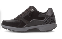 Load image into Gallery viewer, Gabor Rollingsoft Black Multi Wedge Shoes 76.878.67