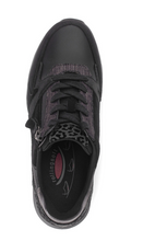 Load image into Gallery viewer, Gabor Rollingsoft Black Multi Wedge Shoes 76.878.67