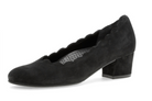 Gabor Black Nubuck Pumps 72.221.47