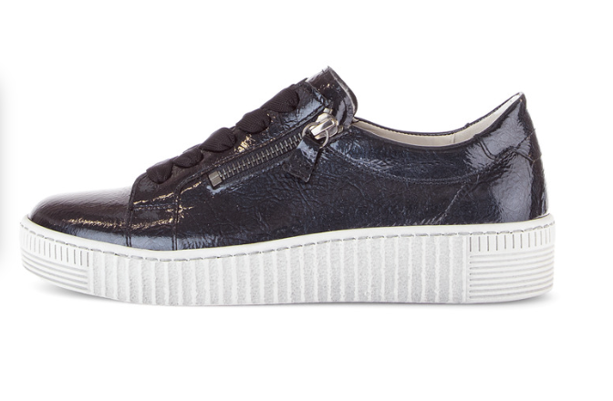 Gabor Navy Patent Shoe 73.334.96