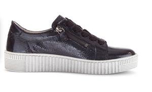 Gabor Navy Patent Shoe 73.334.96