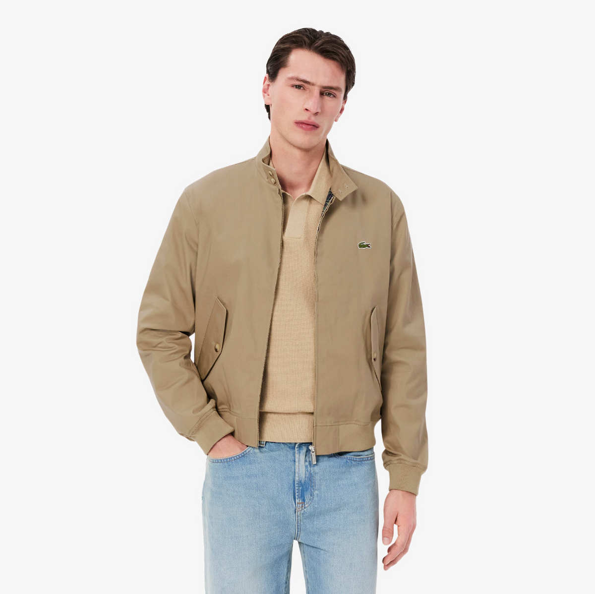 Lacoste Beige Harrington Jacket bh7186 cb8