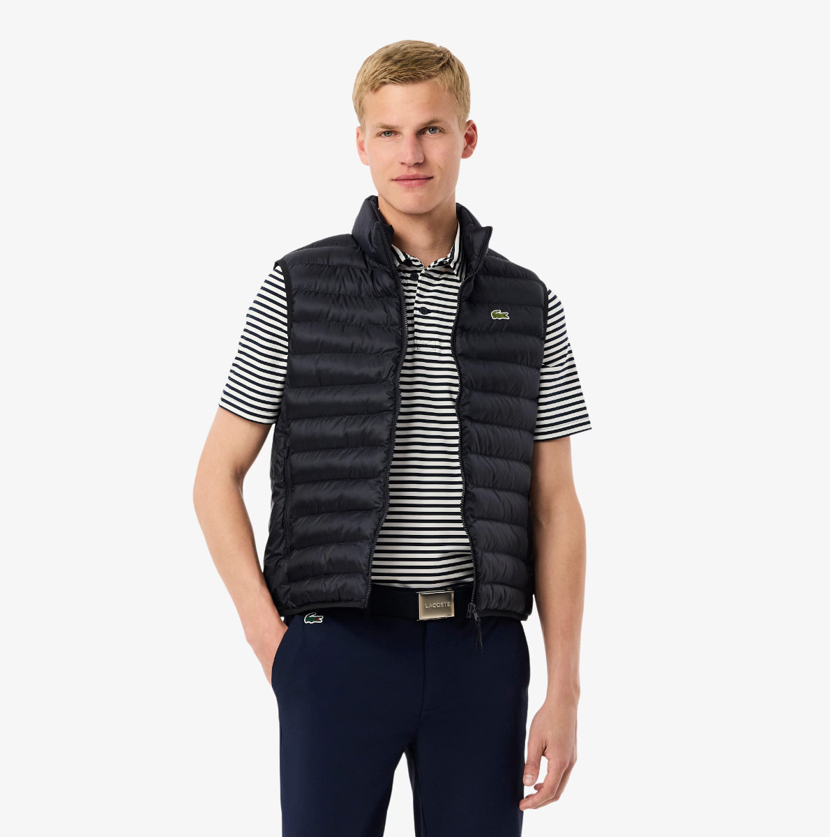 Lacoste Navy Gilet bh2886 hde