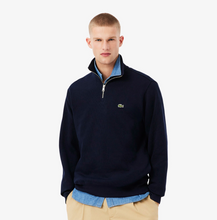 Load image into Gallery viewer, Lacoste Navy Zip Sweatshirt sh1927 166