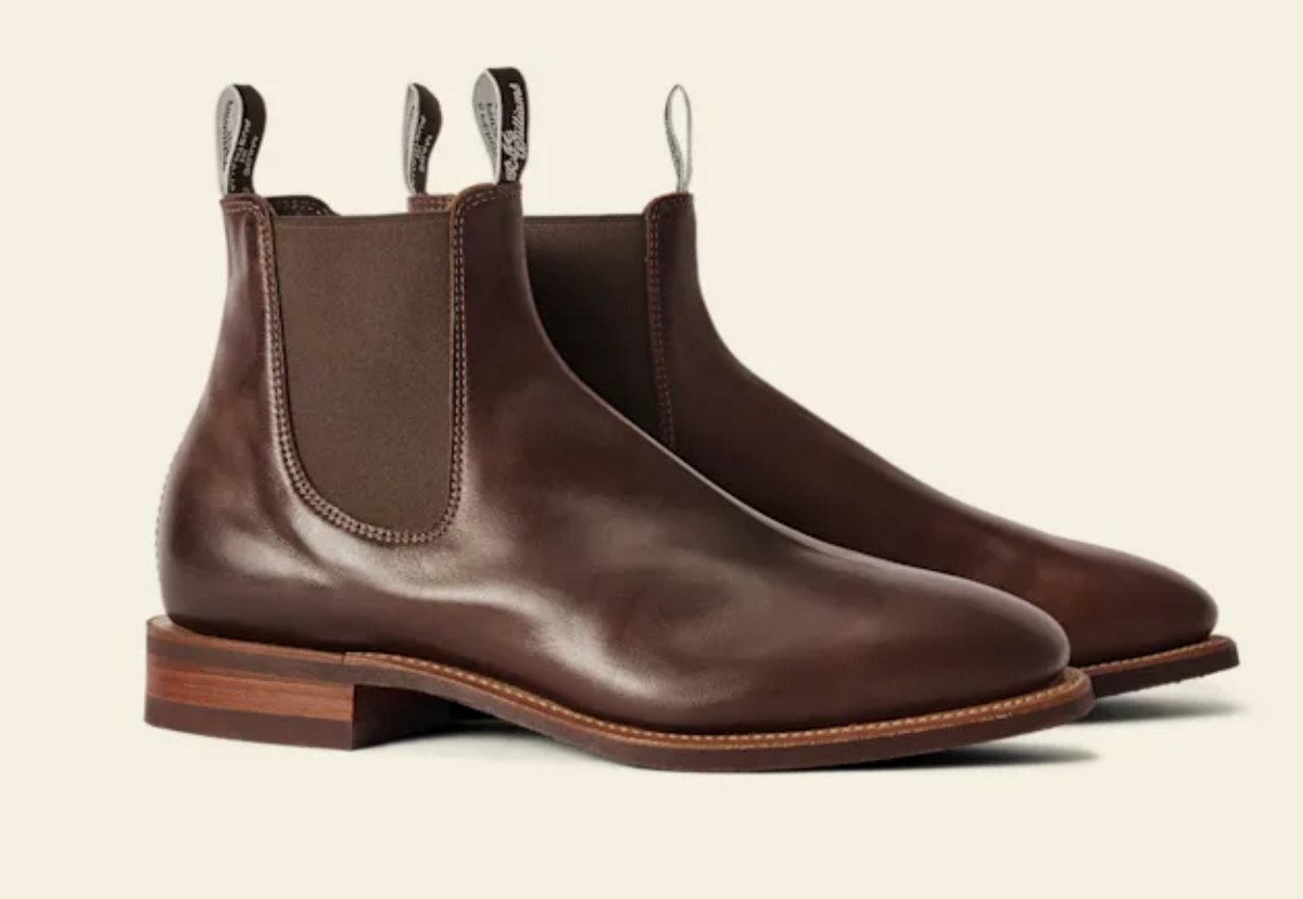 RM Williams Comfort Craftsman Boots Walnut B543p J6