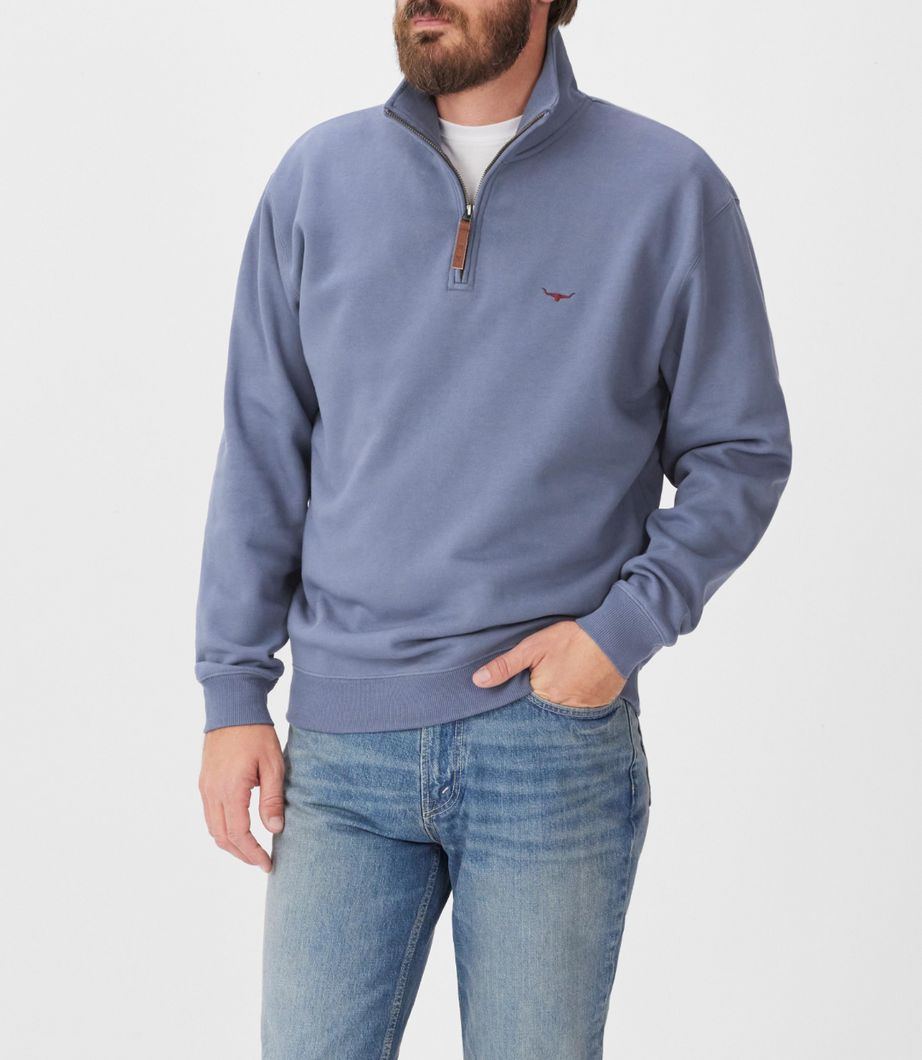 RM Williams Blue Zip Sweatshirt kzu00