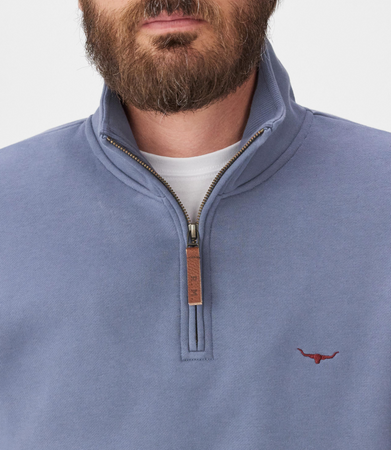 RM Williams Blue Zip Sweatshirt kzu00