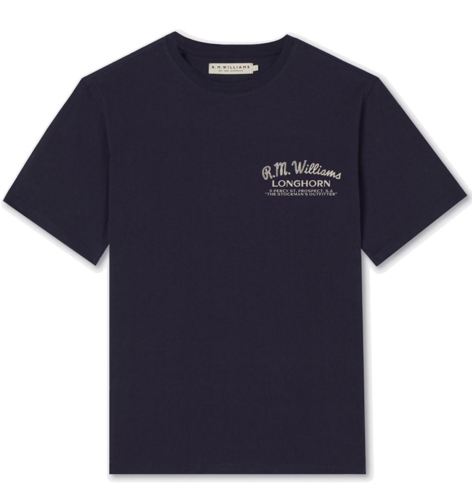 RM Williams Navy Tee kdu10