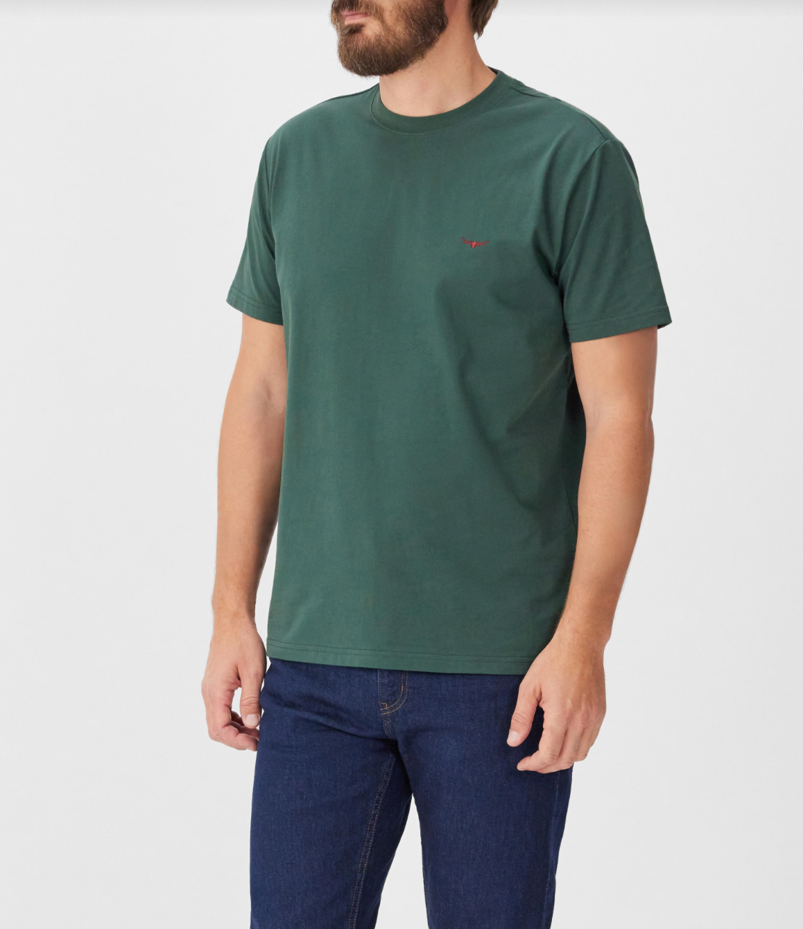 RM Williams Pine Green Tee kd210