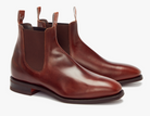 RM Williams Wide H Fit Mid Brown Dynamic Flex Craftsman Boots B543P 24