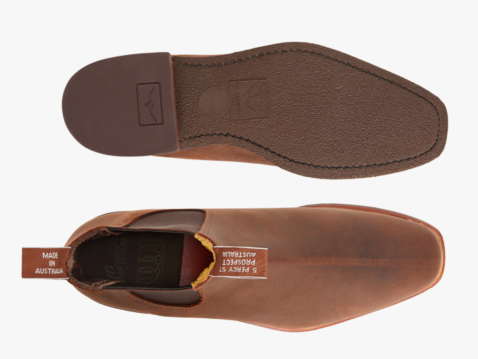 RM Williams Bark Comfort Craftsman Chelsea Boots B543O T2