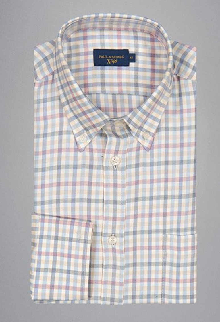 Paul Shark Check Shirt 15313133 S91