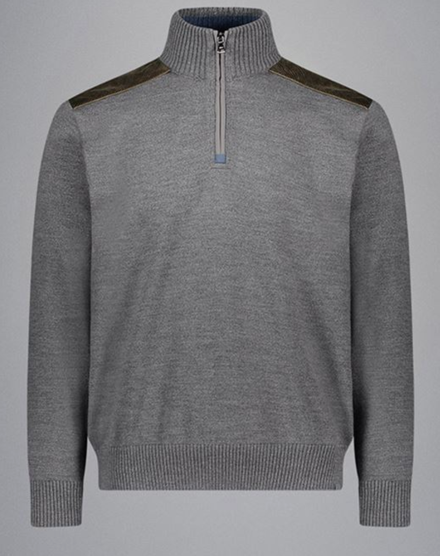 Paul Shark Grey Zip Knit 15311126 067