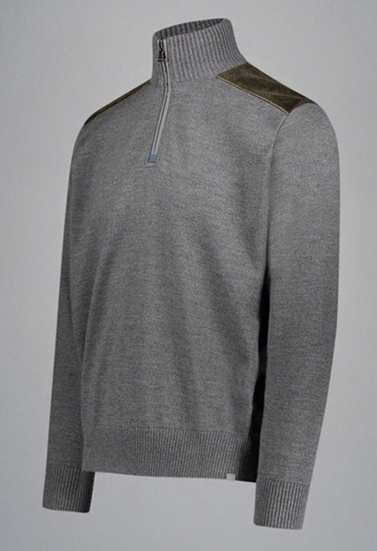 Paul Shark Grey Zip Knit 15311126 067