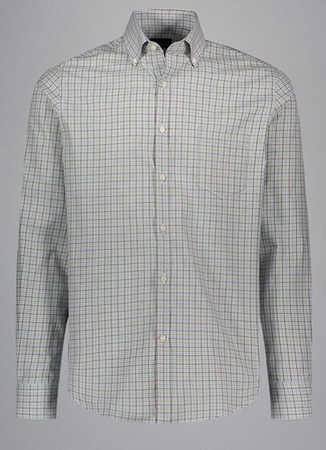 Paul Shark Green Check Shirt 15313039 S76