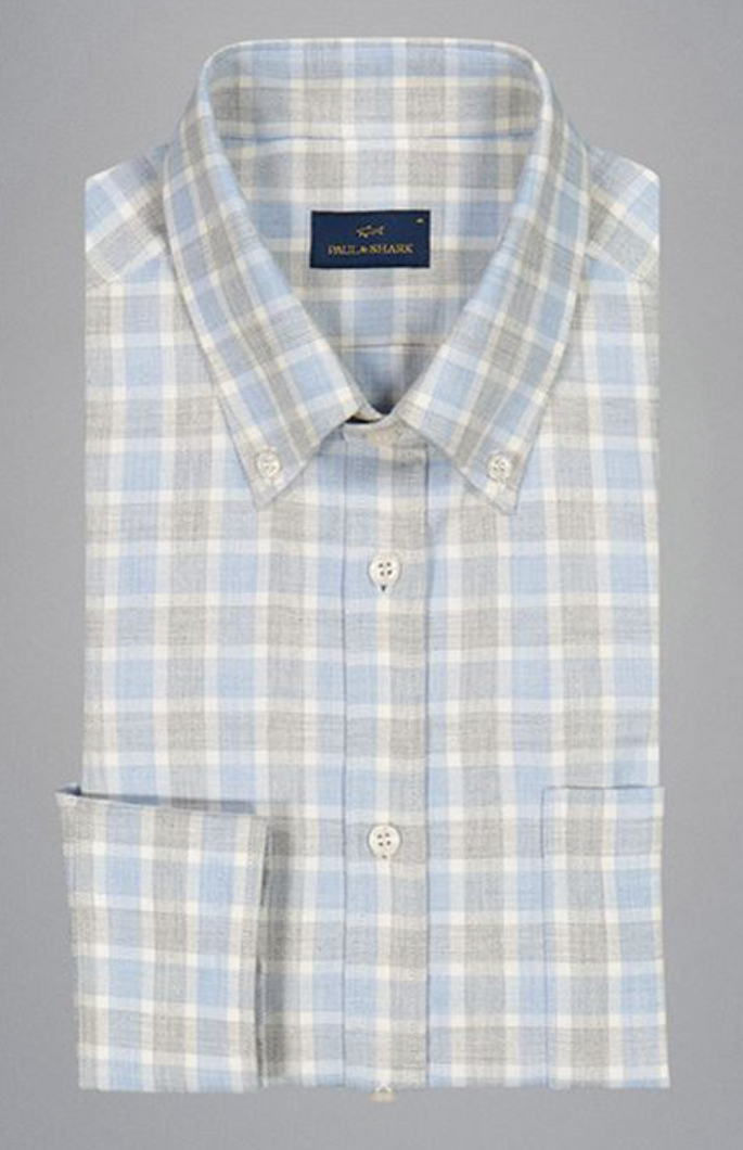 Paul Shark Flannel Check Shirt 15313055 C75