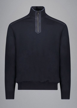 Load image into Gallery viewer, Paul Shark Navy Merino Zip Knit 15311138 050