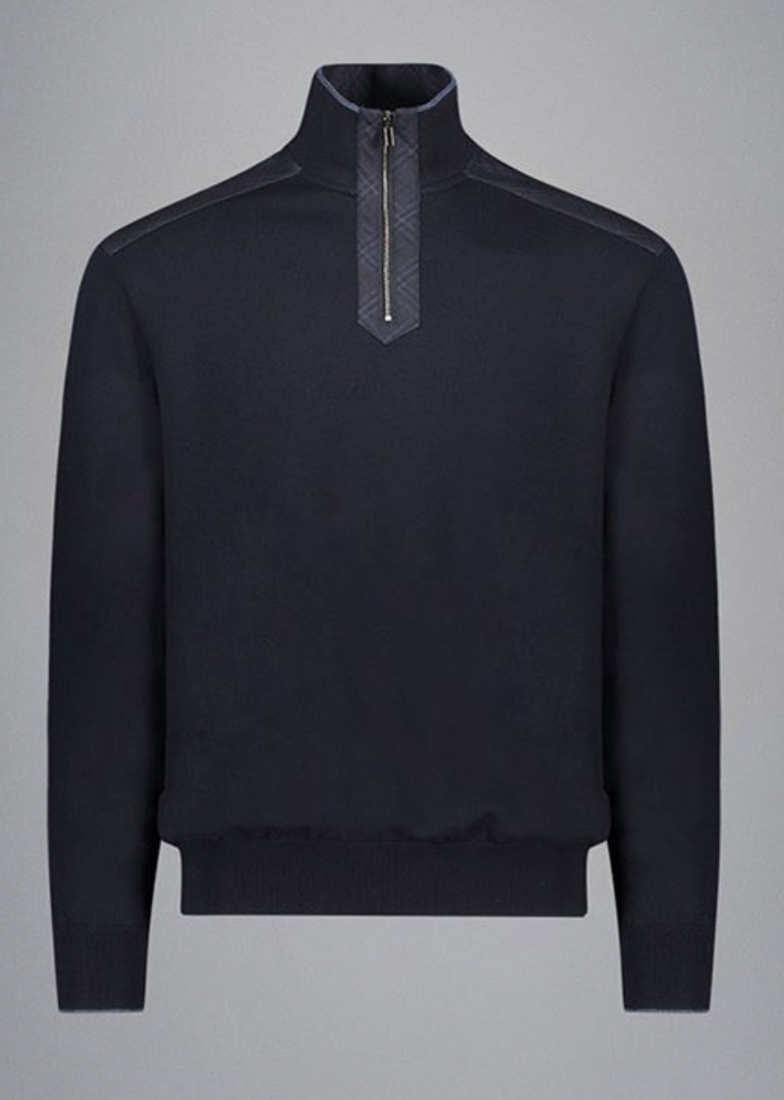 Paul Shark Navy Merino Zip Knit 15311138 050
