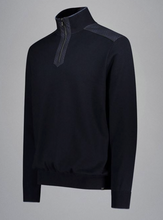Load image into Gallery viewer, Paul Shark Navy Merino Zip Knit 15311138 050