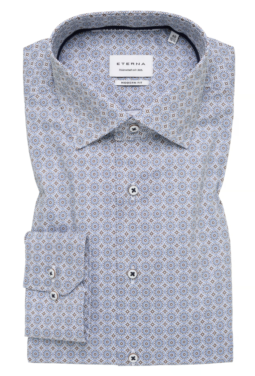 Eterna Printed Shirt 1067 x18k 23