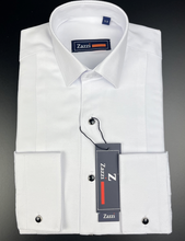 Load image into Gallery viewer, Zazzi Boys White Dress Shirt 03.9773