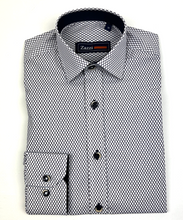 Load image into Gallery viewer, Zazzi | Navy Blue Printed Boys Shirt | 03.9465