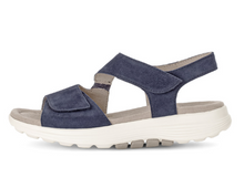 Load image into Gallery viewer, Gabor Rolling Soft Ankle Strap Sandal in Marine 86.815.36
