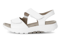 Load image into Gallery viewer, Gabor Rolling Soft Ankle Strap Sandal in White 86.815