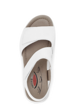 Load image into Gallery viewer, Gabor Rolling Soft Ankle Strap Sandal in White 86.815