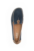 Load image into Gallery viewer, Gabor | Slip On Loafer Soft Nubuk in Blue | 86.090.46