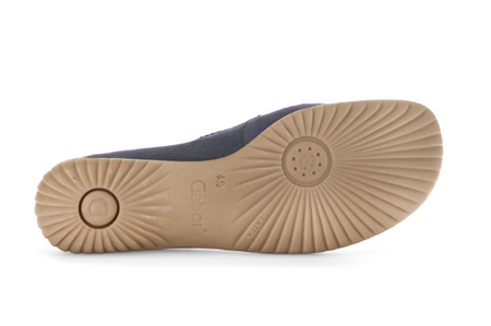 Gabor Slip On Loafer Soft Nubuk in Blue 86.090.46
